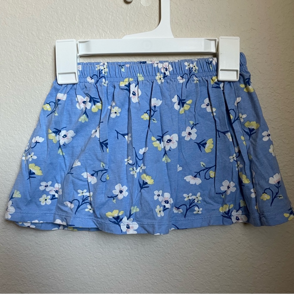 Toddler Girl Flower Skirt